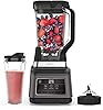 Ninja 2-in-1 Blender with 3 Automatic Programs Blend, Max Blend, Crush, and 4 Manual Settings, 2.1L Jug & 700ml Cup, 1200W, Dishwasher Safe Parts, Auto-iQ, Black BN750UK
