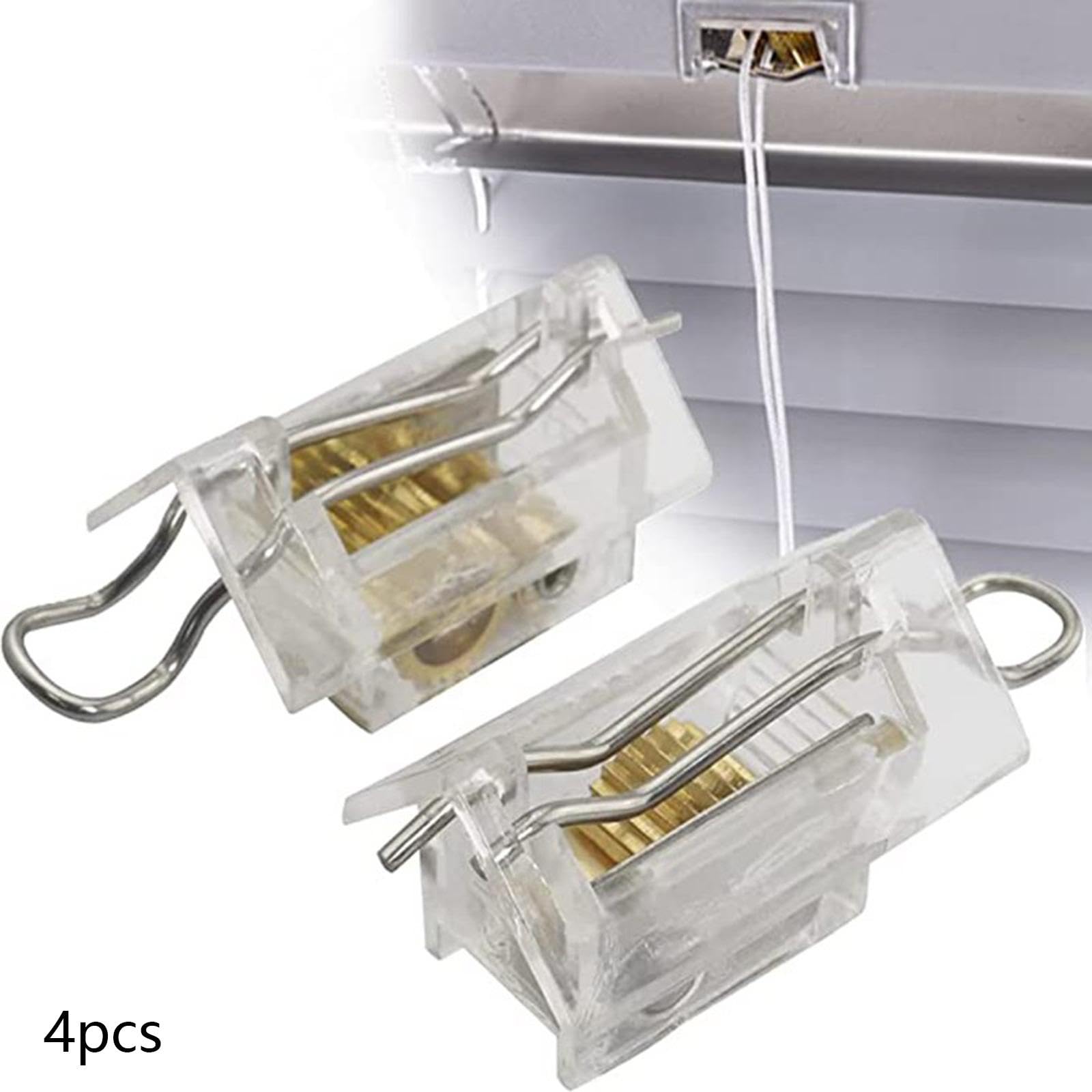 4X Meccanismo Blocco Cavo Tende - Fermacavo Trasparente Per Veneziane E Paralumi - Foto 7