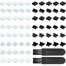 70 Pcs USB Anti Dust Cover Plugs, Silicone Port Protector Caps