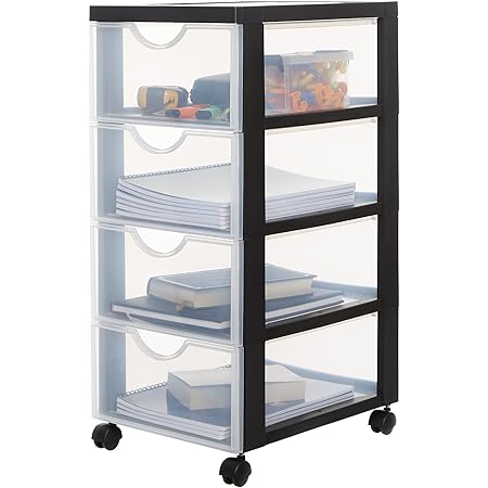 COSTWAY Tour De Rangeent Chariot De Rangeent à Roulettes Avec 2