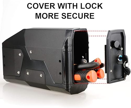 Miniatura 2 de LKV R1200GS Caja de herramientas motocicleta lado izquierdo soporte con caja de acero inoxidable reemplazo para BMW R1250GS LC ADV Adventure F750