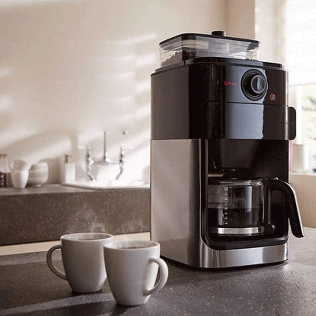 10カップドリップコーヒーメーカー、グラインダー内蔵のグラインド