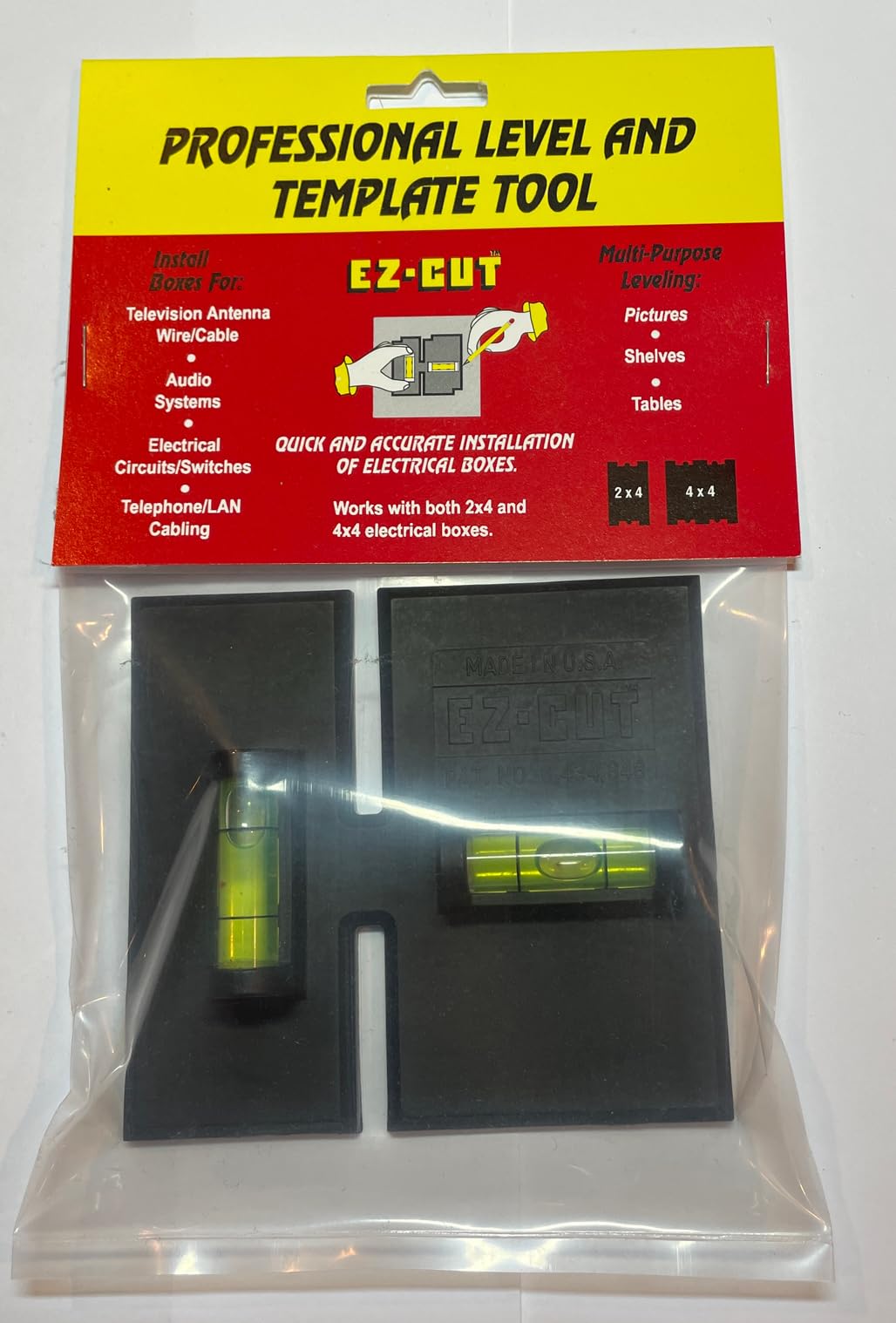 EZ-CUT Level & Electrical Box Template - FREE SHIPPING -2 EZ-CUT Level & Electrical Box Template - FREE SHIPPING -2