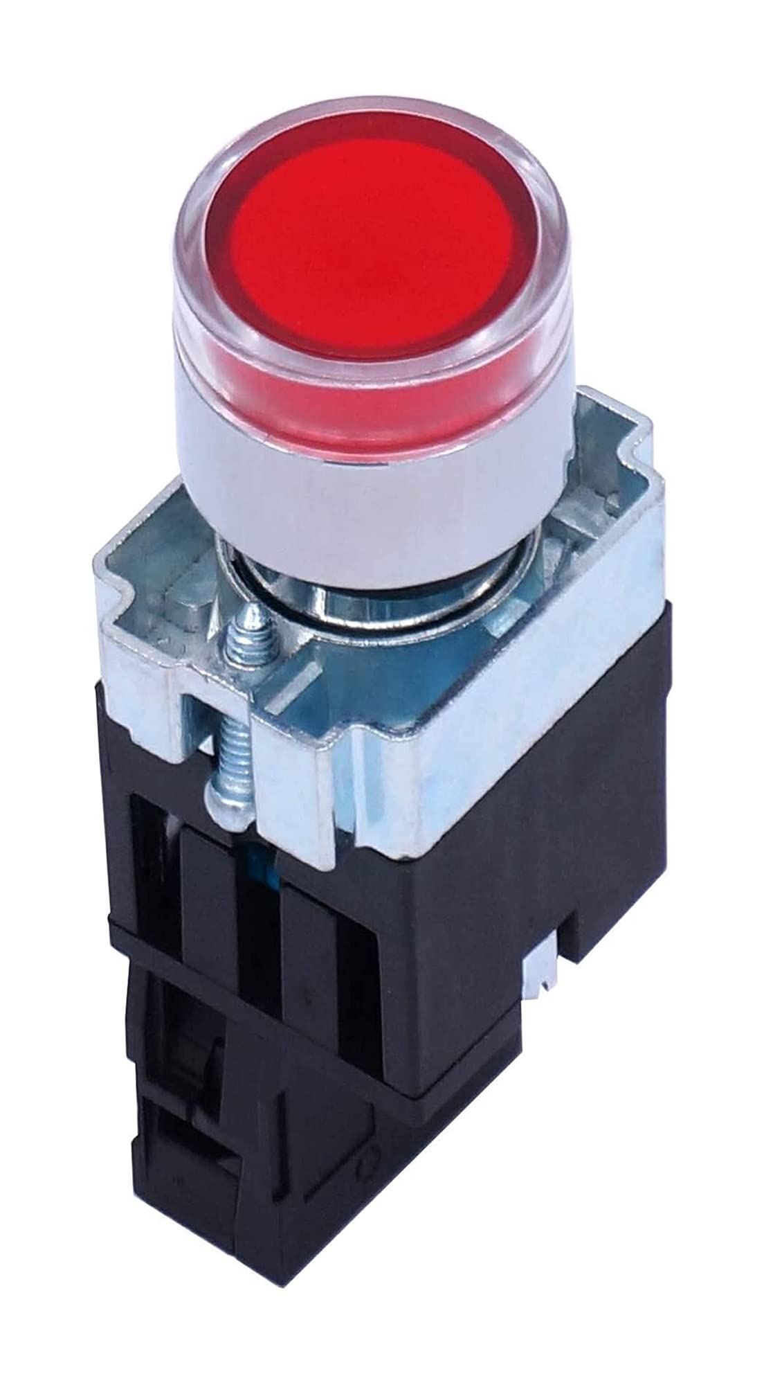Interrupteurs à bouton-poussoir lumineux rouge 22mm coupure nette 1 NC