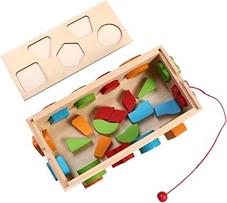 Toyvian 15 Geometria Correspondente Reboque Caixa De Classificação Cognitiva Forma Correspondente Carro Brinquedo Forma Classificador Brinquedo Geometria Aprendizagem Correspondência