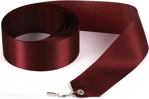 Miniatura 3 de 12 cintas de baile color burdeos para niños, decoración de fiesta de graduación para niños y niñas, cintas giratorias