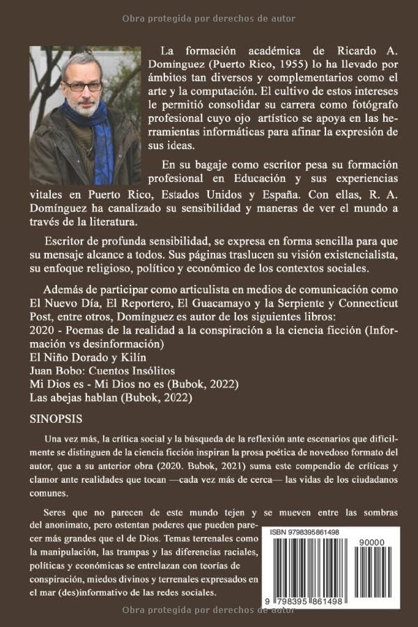 Miniatura 2 de 2022 POEMAS DE PROTESTA SOCIAL (VERSOS PARA REFLEXIONAR Y OTROS POEMAS DE CONSPIRACIÓN Y CIENCIA FICCIÓN) (Spanish Edition)