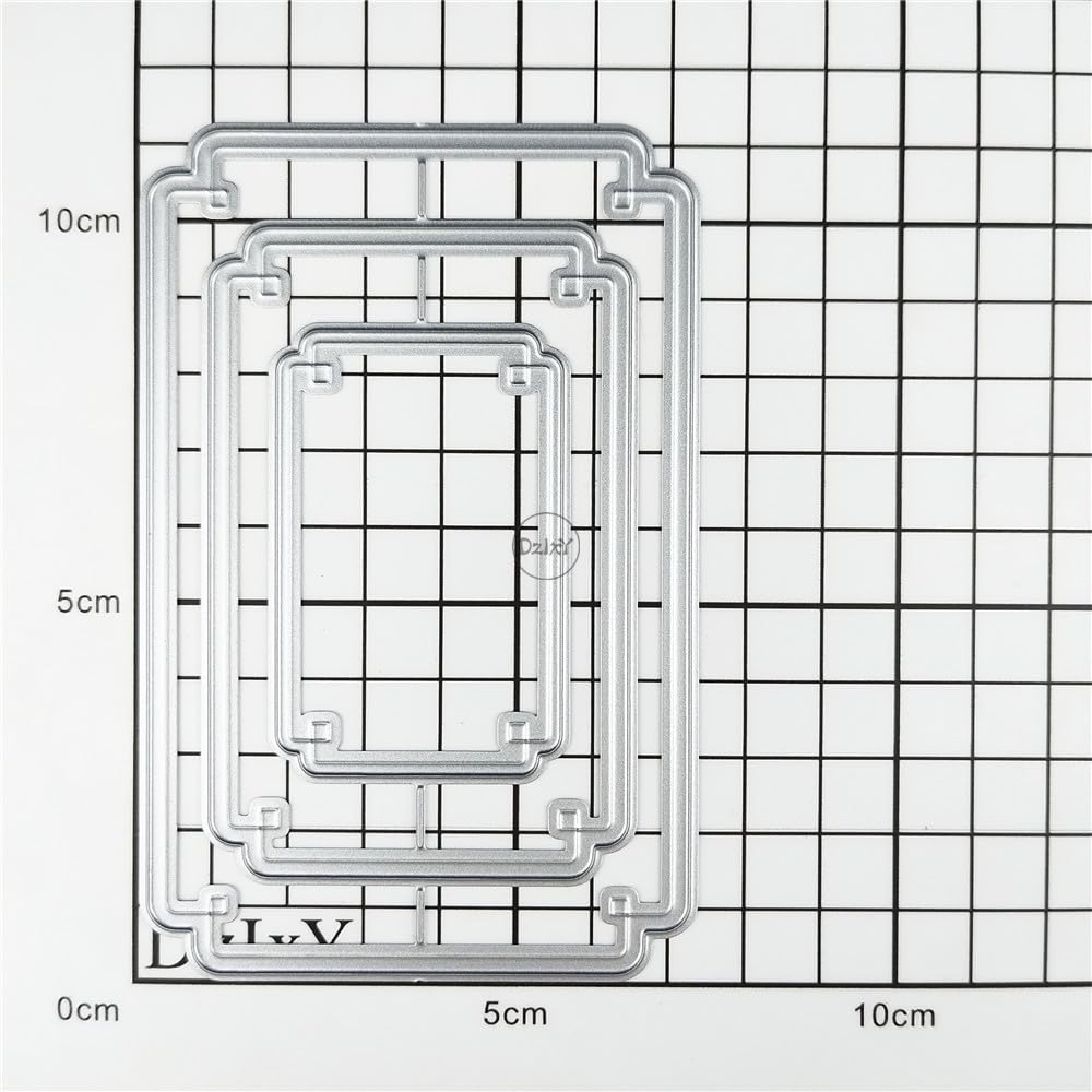 Circular Paper Cutter Dzixy Pattern Lace Metal Cutting Dies For Card ...