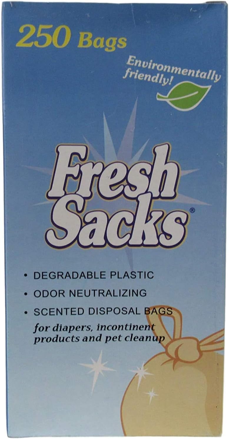 Biodegradable Diaper Disposal Bags, Roll of 250