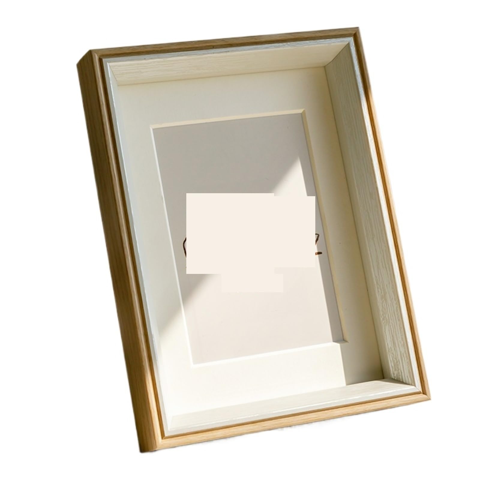 Cadre photo design marron clair de 15 cm élégance bureau