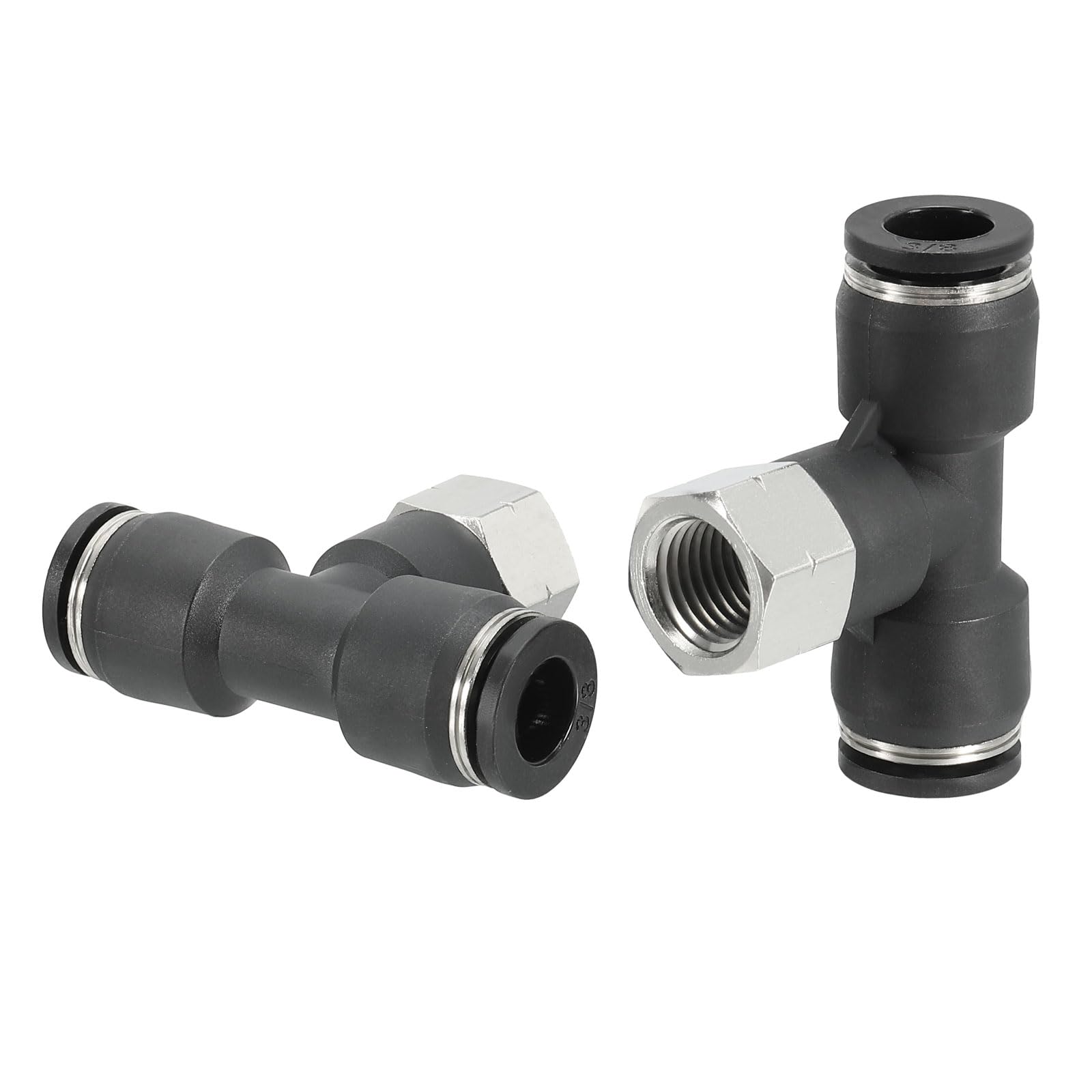 Te de derivación para filtros de agua domésticos 3/8 conexión push purificadores RO