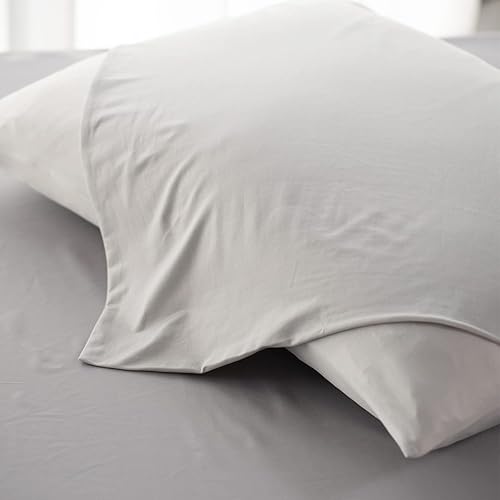 Miniatura 2 de KASENTEX Juego de 2 fundas de almohada estándar con cremallera, fundas de almohada de lujo suaves con cremallera oculta para cabello y piel, 20 x 26