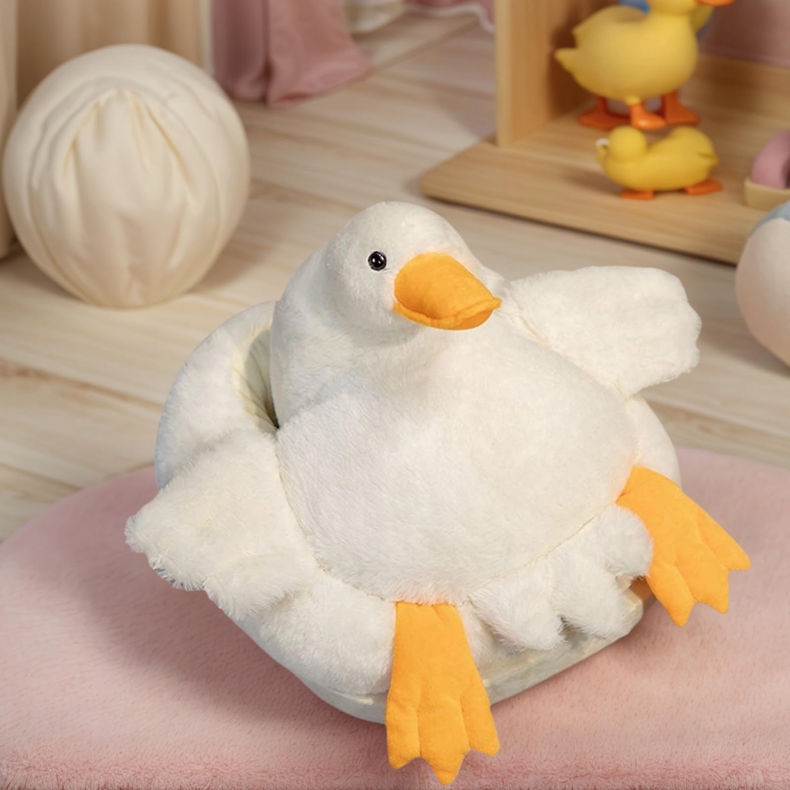 Chauffe-Pieds | Coussin Chauffant Électrique pour Pieds Design Cygne,Appareil Silencieux Température Réglable pour Repos Fauteuil Lit Camping Bibliothèque Spa Bureau Travail