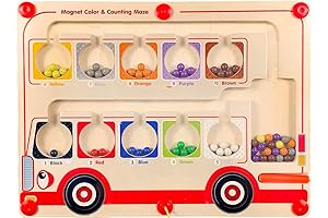 Magnetic Color & Number Maze: The Ultimate Learning Toy for Kids
