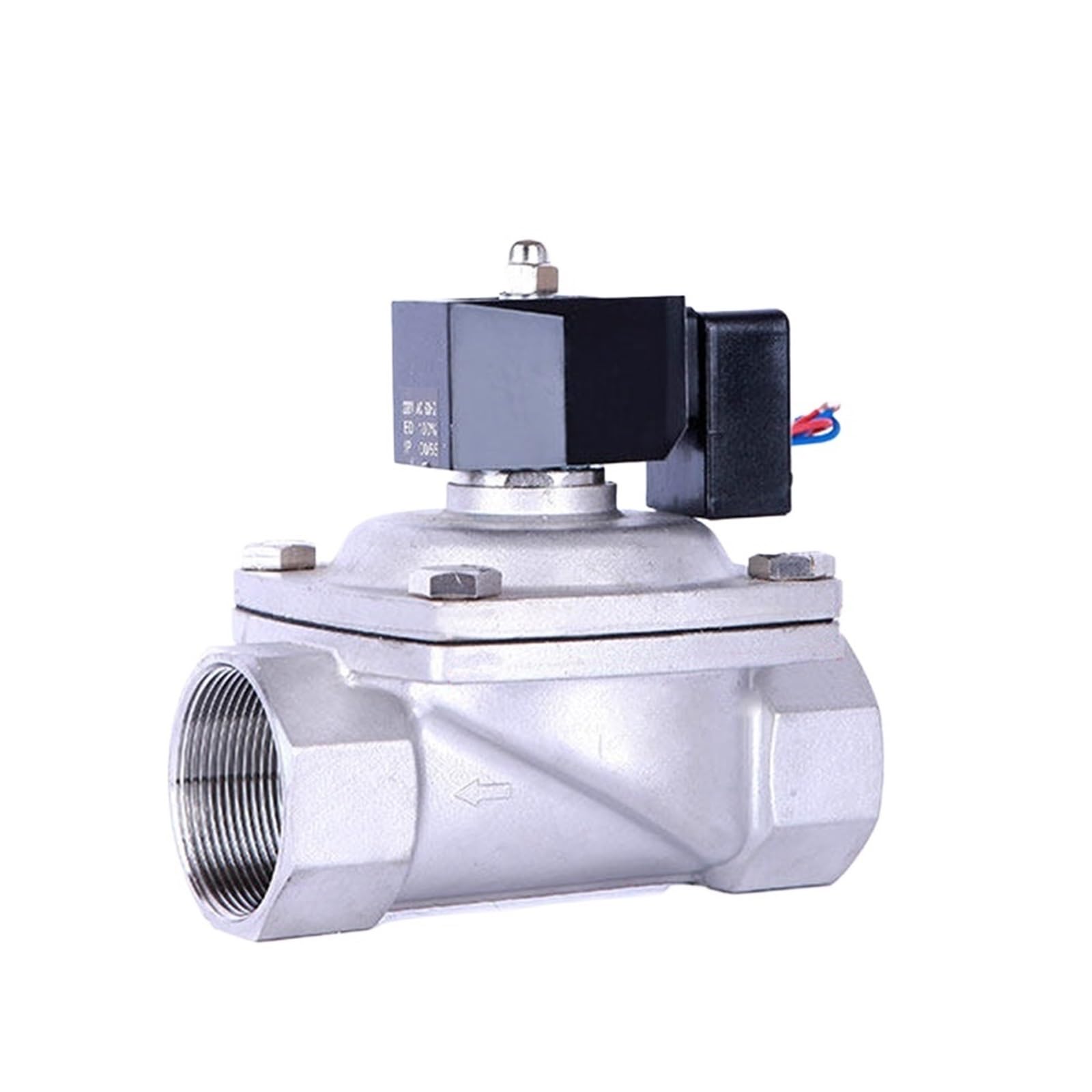 KKCZOFMJ 2" Normally Closed Non Hot Saving Energy Solenoid Valve 12V 220V 24V 110V 240V electric water valve 230v(BSPT-380VAC)