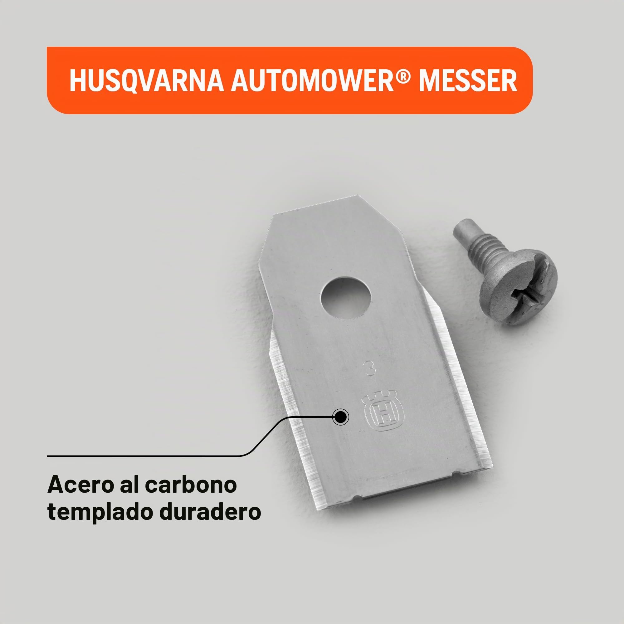 Husqvarna Gardena - Cuchillas de repuesto originales (9 unidades) | Apto para robot cortacésped de la marca Husqvarna y Gardena