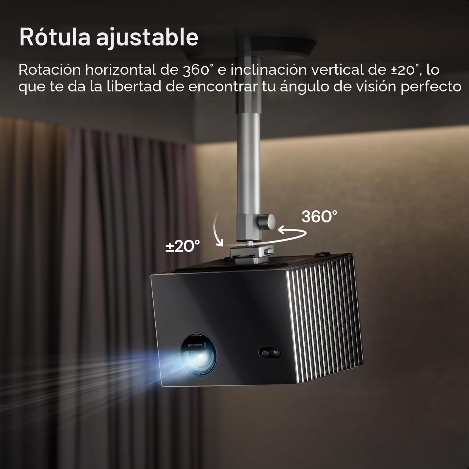 Valerion Soporte de techo para proyector compatible con la serie VisionMaster/StreamMaster