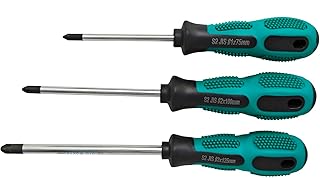 JISDriver Screwdriver Set (3Pcs) – Professional JIS #1#2#3 Drivers, Magnetic Tips, S2 Alloy Steel, Meets JIS B4633 Standard, Designed for Japanese Motorcycles, Cars,Bicycles & Industrial Equipmen