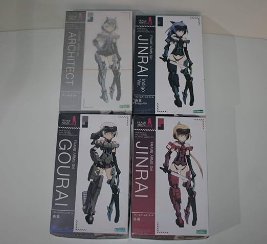 Amazon 未組立 フレームアームズ ガール 迅雷 Indigo Ver 迅雷 轟雷 アーキテクト 計4体 壽屋 検索用 イノセンティア メガミデバイス フィギュア ドール 通販
