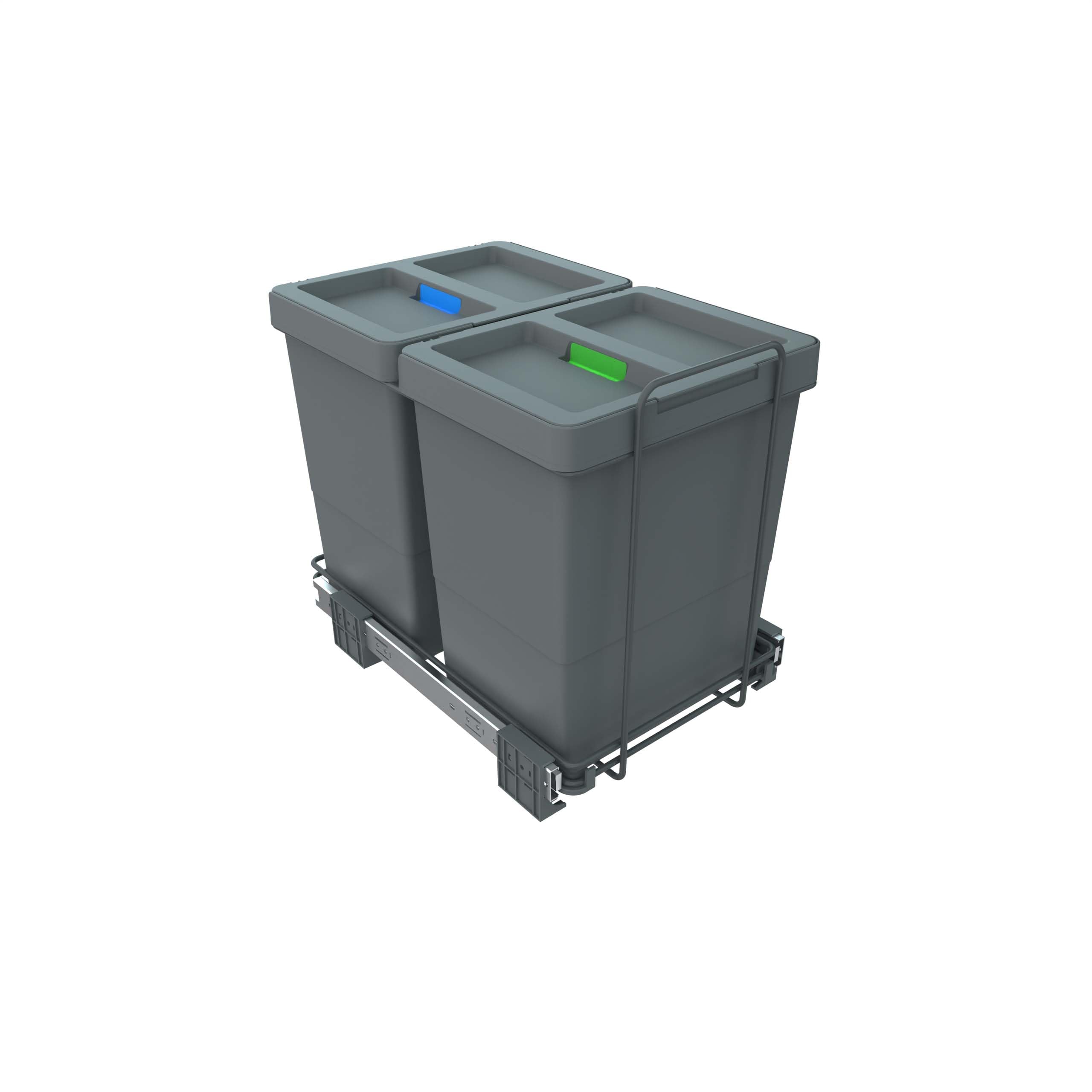 Elletipi Ecofil 2.0 PF01 34B2 CR Pattumiera Differenziata FLIP UP Estraibile per Base
