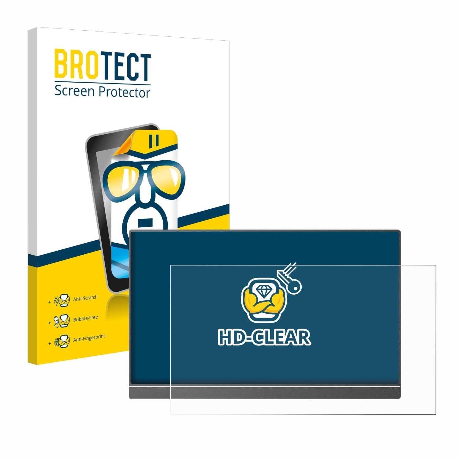 BROTECT Protector Pantalla para Arzopa Z1FC 16.1" Protector Transparente Anti-Huellas
