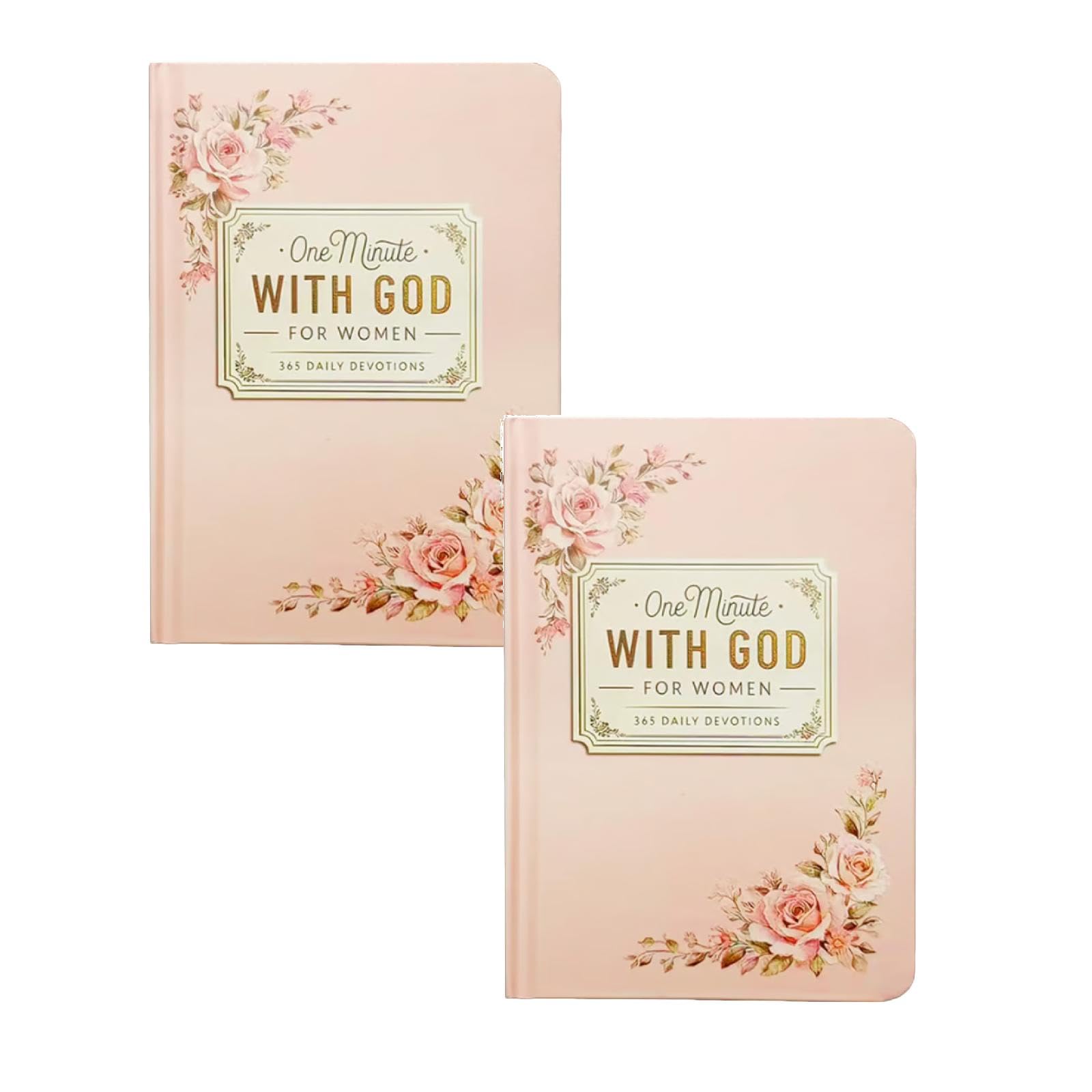 One Minute With God for Women/Men, 365 Devotions, Christian Devotional Book, 1 Minute Daily Devotional for Women/Men, Prayer & Bible Reflection Book (2)