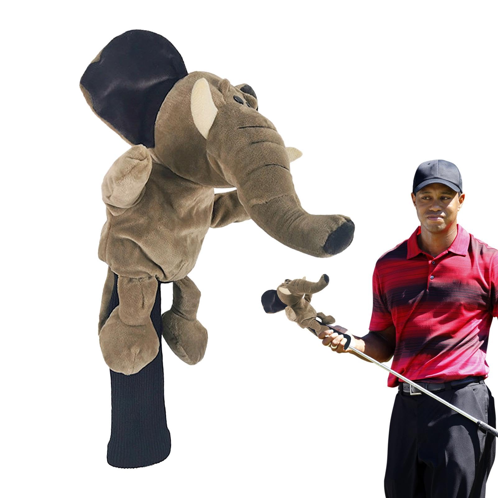 Soft Animal Golf Driver Head Cover - Creative and Funny Club Protector | Dustproof and Portable Cute Golf Accessory