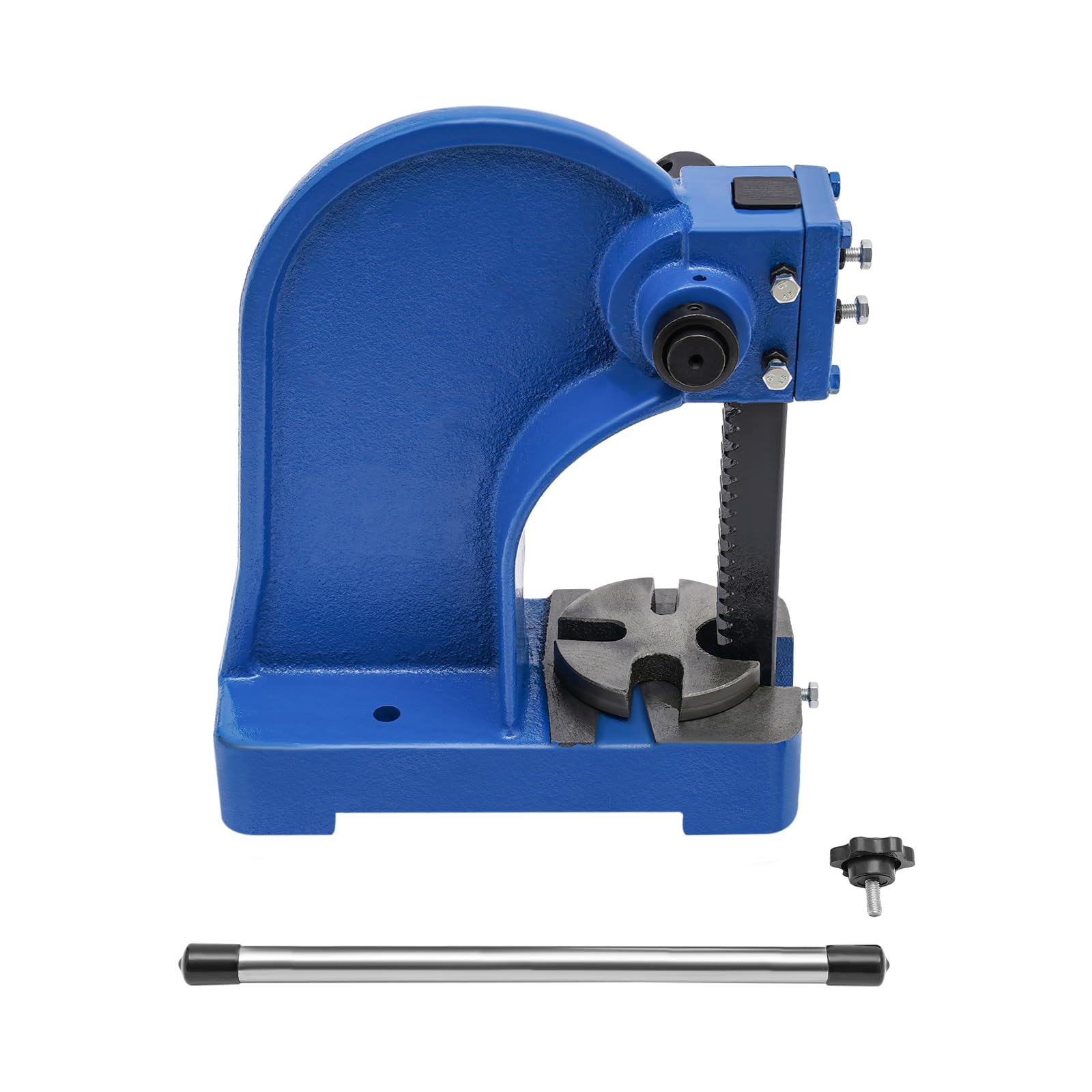 1 Tonne manuelle Arbor Presse 2204 62 lbs Belastbarkeit 5,5 in Max Schlaganfall Gusseisen Build verstellbarer Griff & Rutschschutzgriff für Stempeln Nieten Schmuckhandwerk