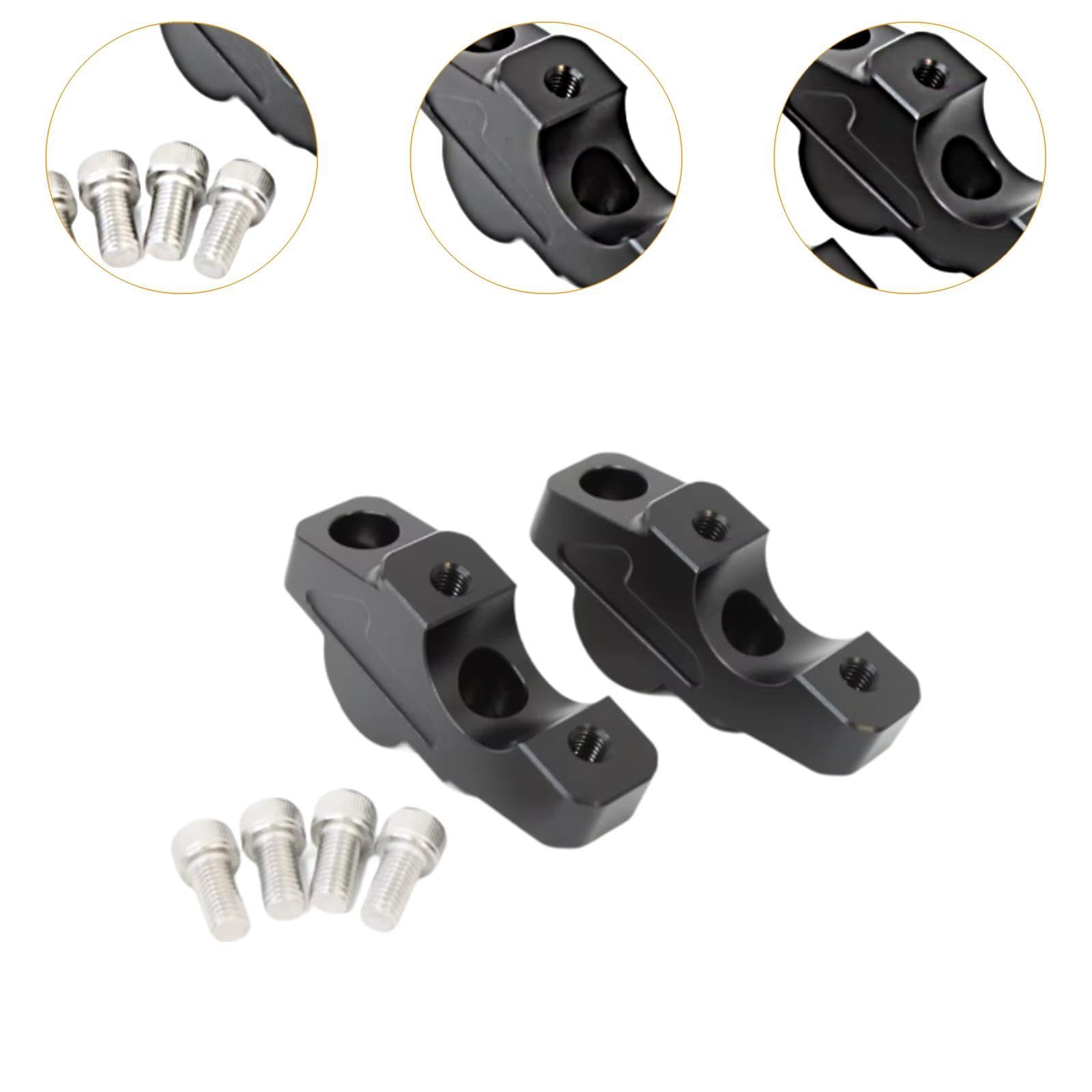 Riser zacisk Adapter Wsporniki kierownicy Zacisk Wspornika Kierownicy Motocykla Zmodyfikowany Pod Kątem Części Zamiennych Do Motocykli