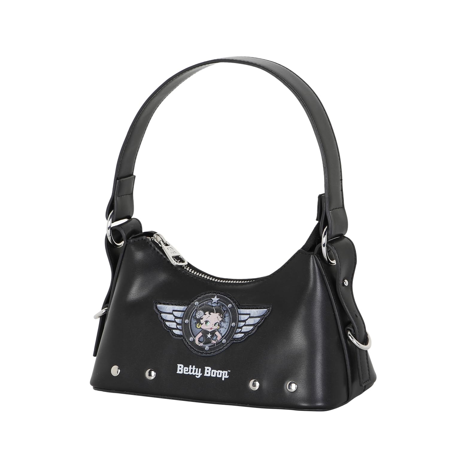Betty Boop Black Groovy Bag Betty Boop Motor Love Women Handbag BNWT