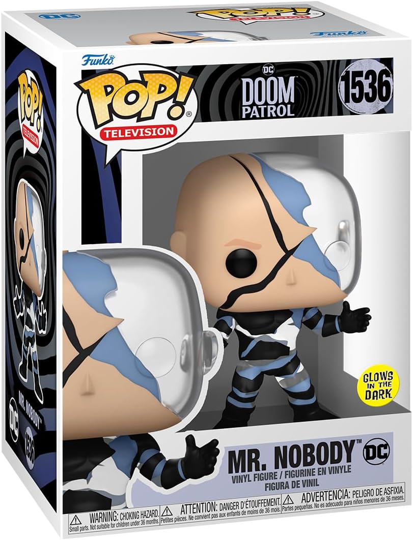 Funko POP! TV: Doom Patrol - Mr. Nobody - Glow in The Dark - Collectable Vinyl Figure - Gift Idea - Official Merchandise - for Kids & Adults - TV Fans - Model Figure for Collectors and Display