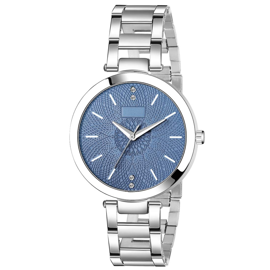 Acnos Stainless Steel Premium Blue Dial Silver Chain Belt Mt Analogue Watch For Girls And Women Pack Of - 1 (Mt-205), Silver Band (B08DJ6CV2P) Amazon Price History, Amazon Price Tracker