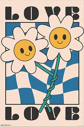 Miniatura 2 de Trends International Smile Face - Love Flowers Canvas Wall Poster