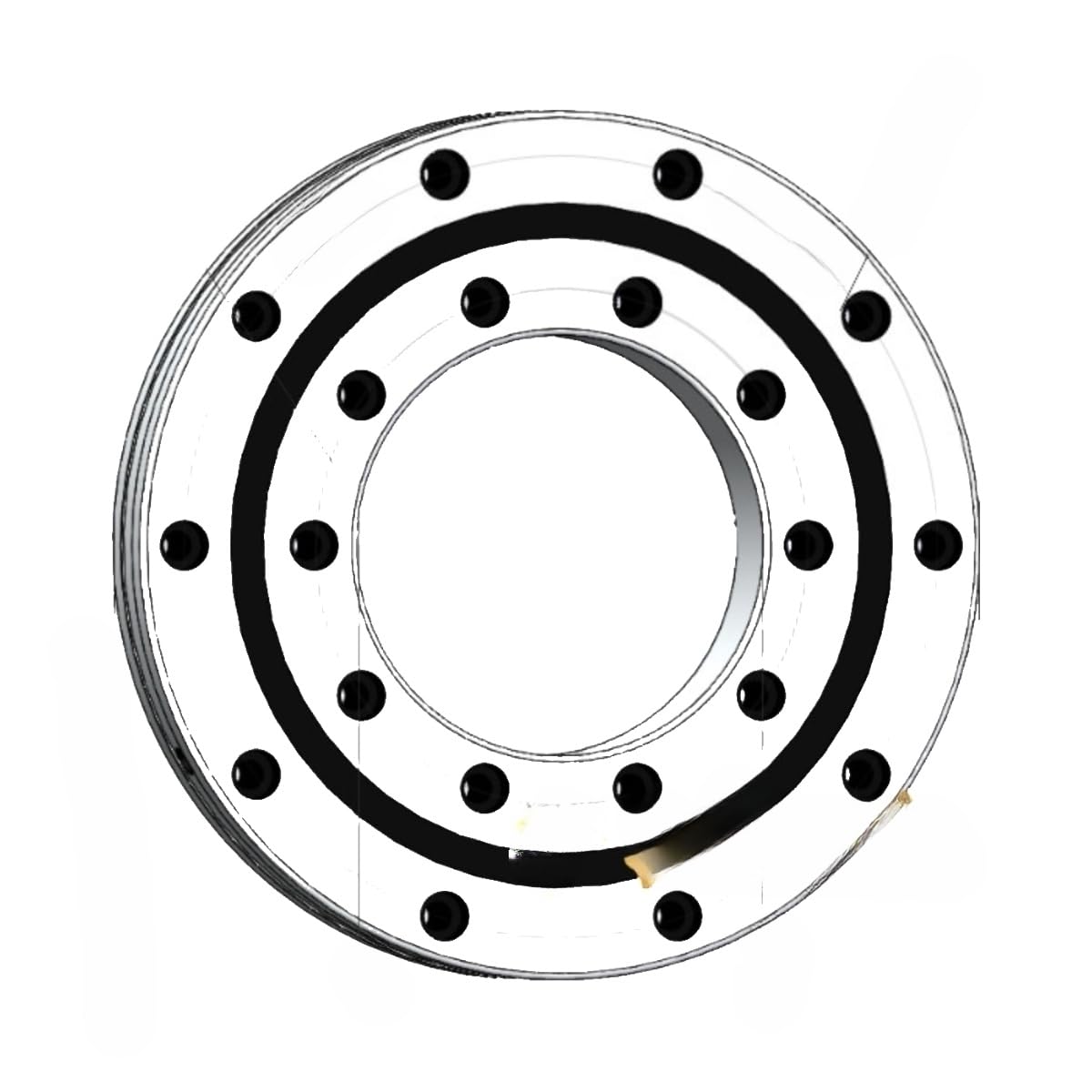 Roulement rouleaux croisés XRU 2512 d'orientation rotative