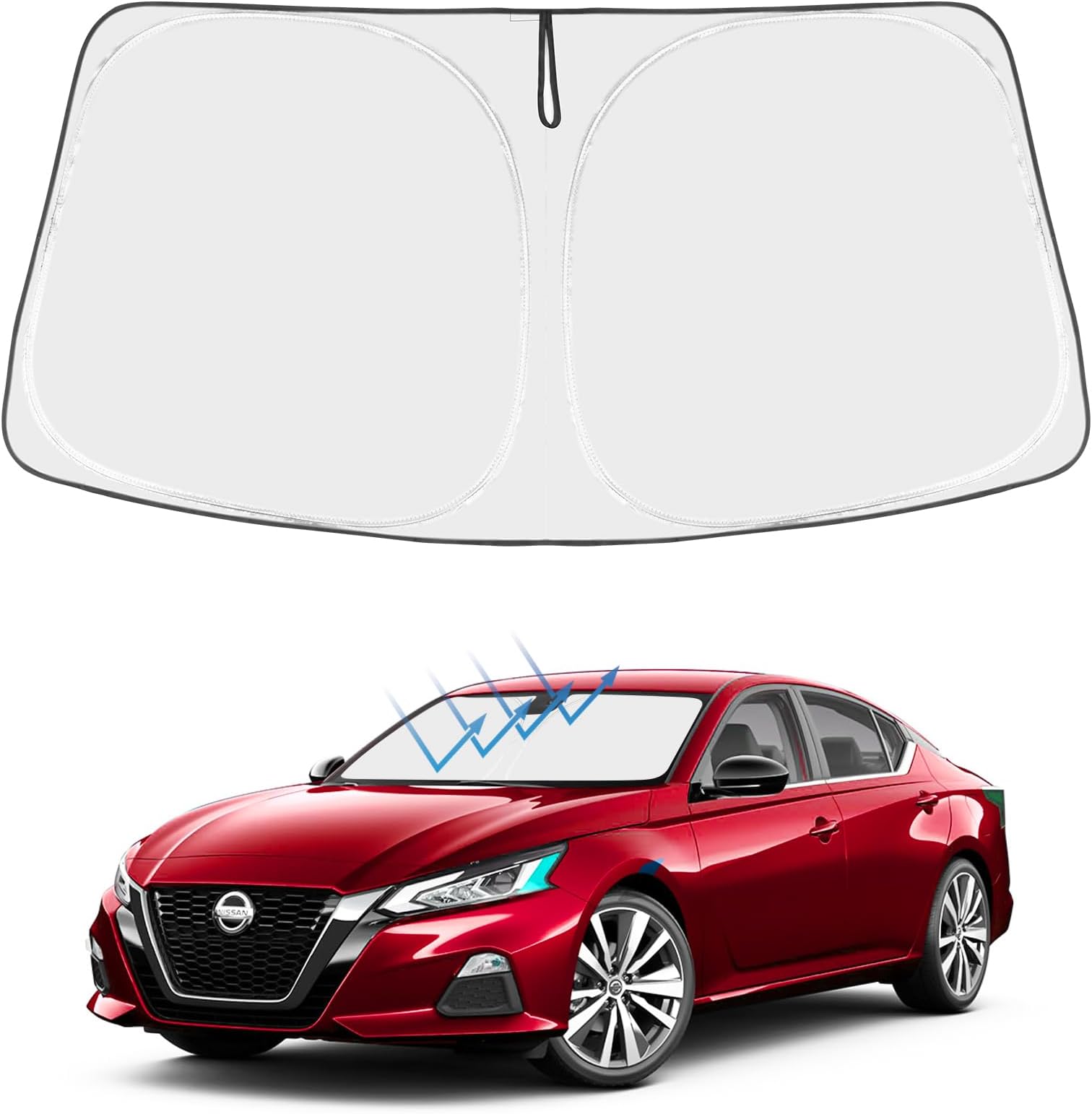 AutoTech Zone Sunshade for 20192024 Nissan Altima Sedan