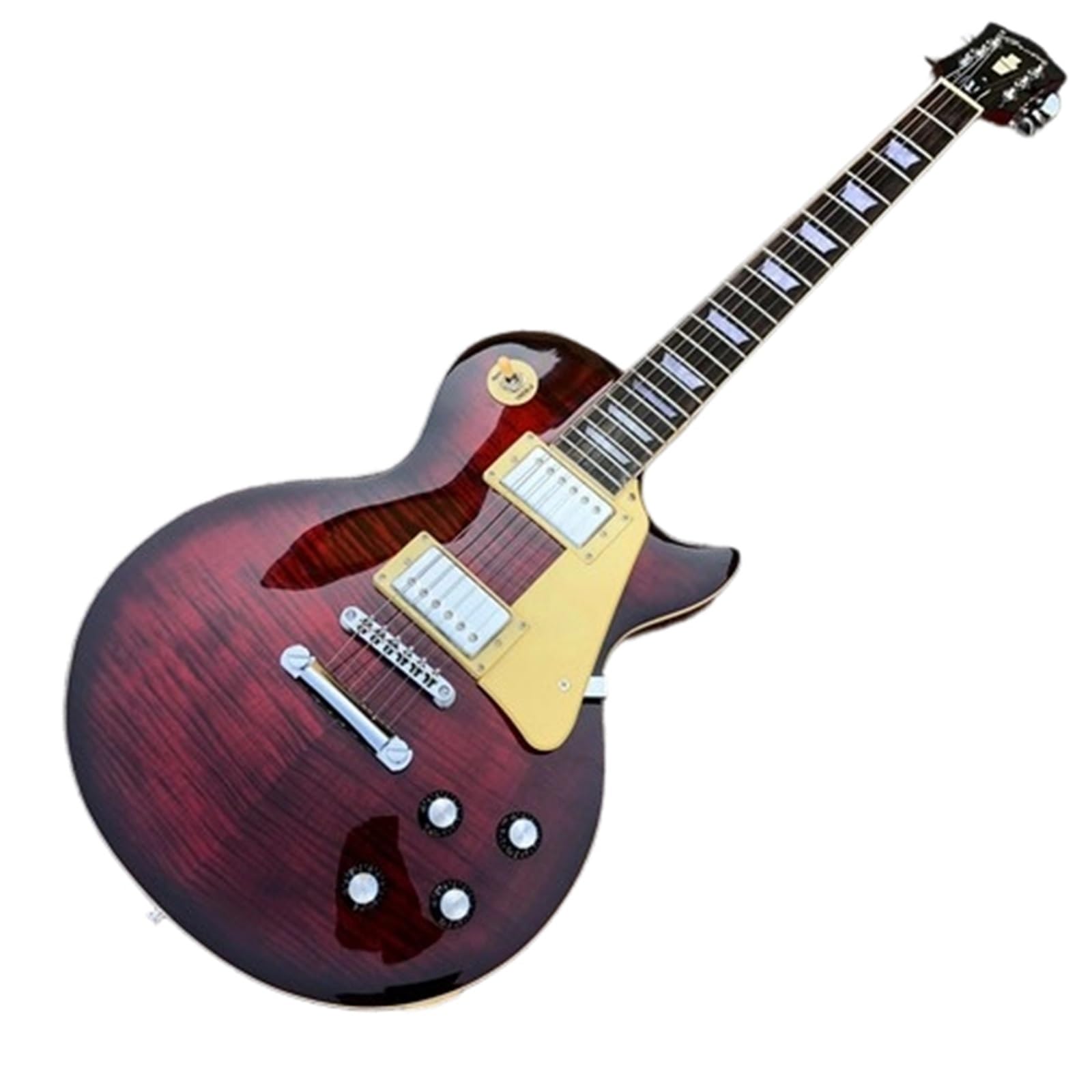 Typ Wydajności Gitara Elektryczna Początkujący Profesjonalna Gitara Elektryczna Z Klonu Płomienistego Litego Mahoniowego Korpusu I 6 Strunami