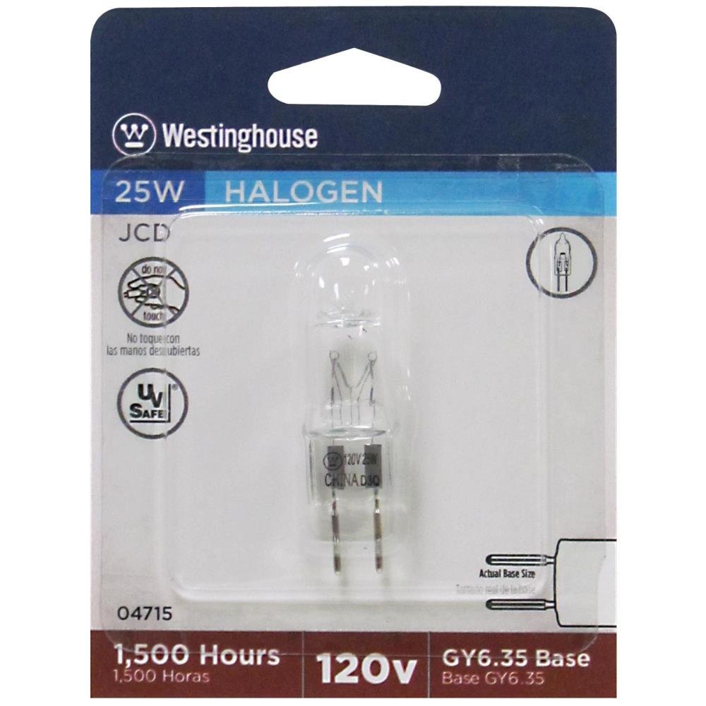 Westinghouse 04715 25 watts T4 Halogen Bulb 255 lumens Speciality