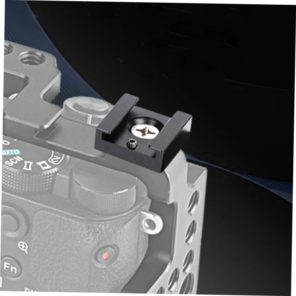 BRIGHTFUFU 2pcs Shoe Flash Adapter Adaptor Cold Shoe Base Bracket Flash Holder Bracket Flash Hot Shoe Mount Adapter Camera Cage Adapter Adapters Tripod Screw Adapter Flash Shoe Mount Black