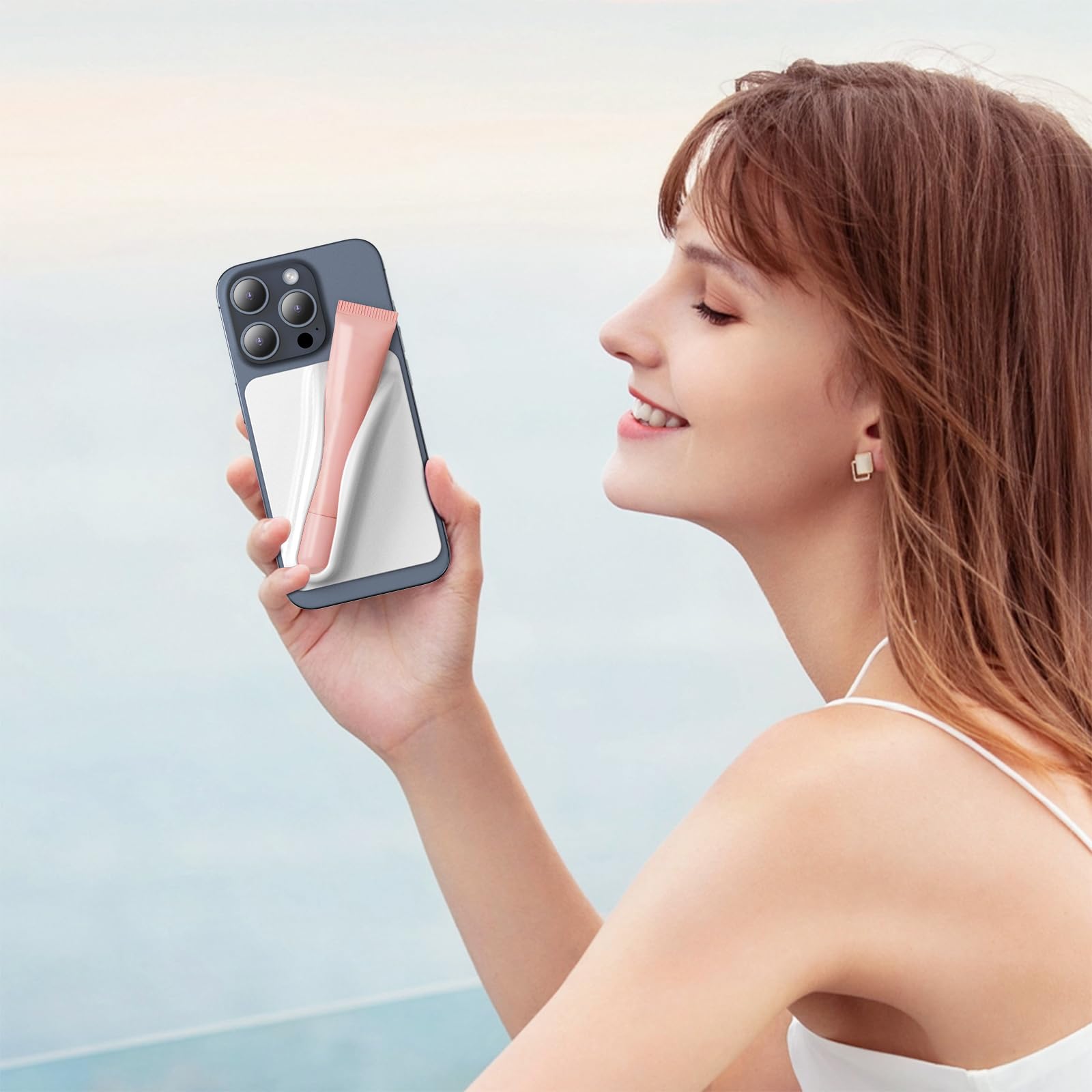 Amazon.com: DOB SECHS Silicone Lip Holder for Cell Phone Lipstick