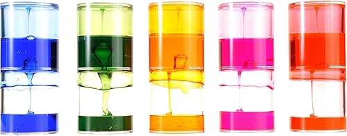 Miniatura 2 de PowerTRC Temporizador en espiral de movimiento líquido, juguete de escritorio calmante y relajante, juguete visual sensorial, hermoso tubo de Ooze