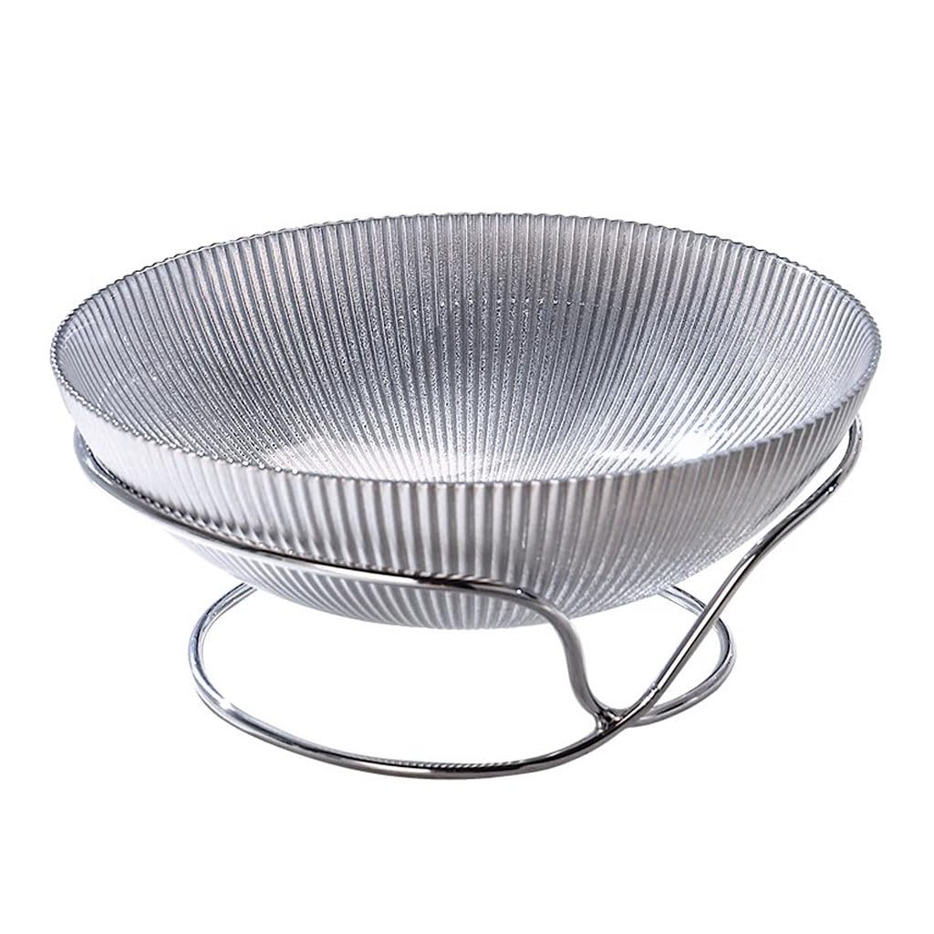 Corbeille à fruits haut de gamme en métal doré pour table basse de salon