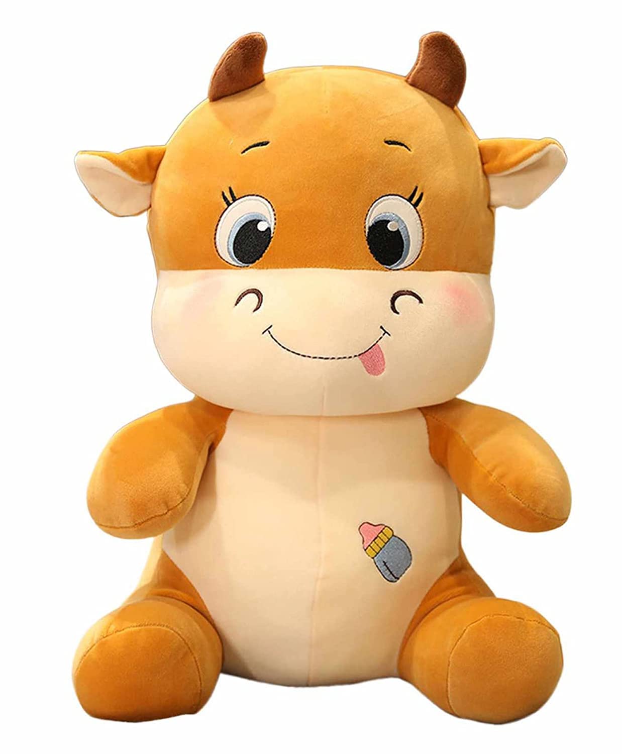 Babique Cow Bock Plush Soft Toy Cute Kids Animal Home Decor Boys/Girls (35 cm)