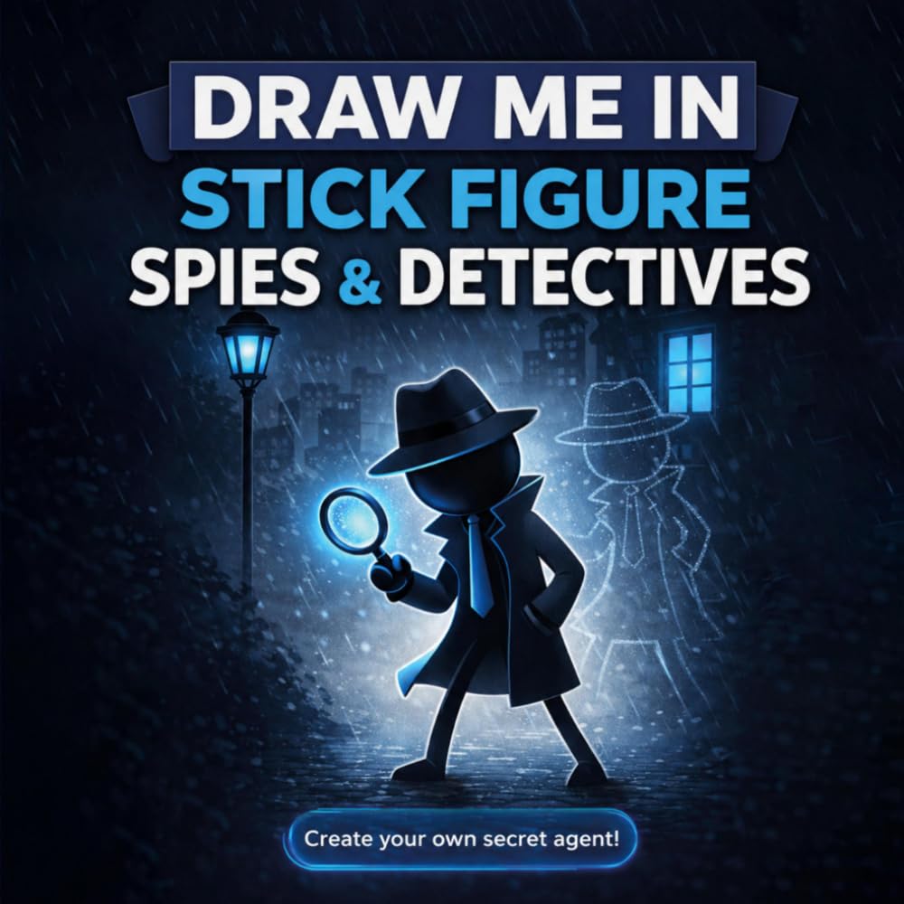 Stick Figure Spies and Detectives: A Creative Adventure Book Filled with Mysteries, Clues, and Fun