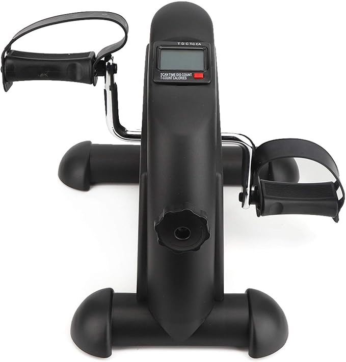 Amazon エクササイズステッパーブラックミニエクササイズバイクポータブル軽量、すべての年齢層向け DAUERHAFT