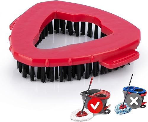 Repuesto de fregona giratoria de repuesto para O Ceda EasyWring 1 sistema de tanque, limpiador de piso de ducha, cepillo de limpieza de cerdas duras