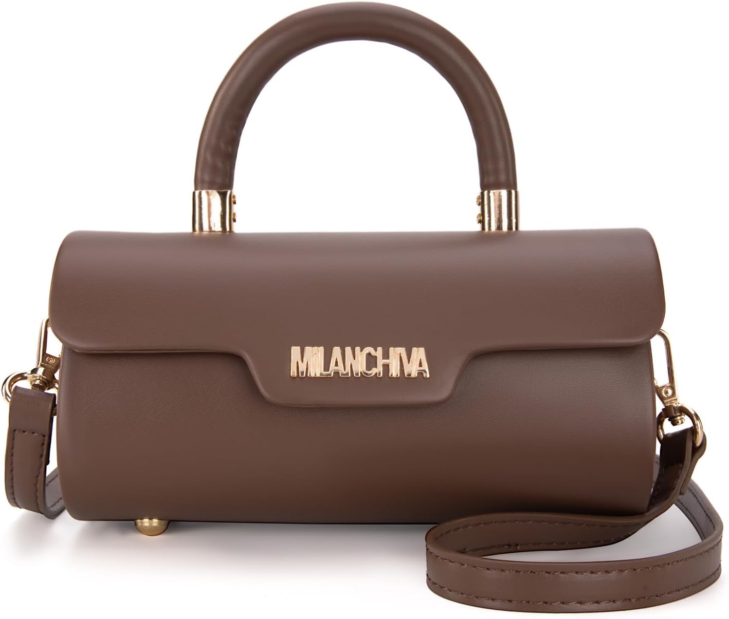 Milan Chiva Small Purses for Women Designer Mini Top Handle Purse Cute Handbags Barrel Shape Purse | Small, Designer, Mini, Cute