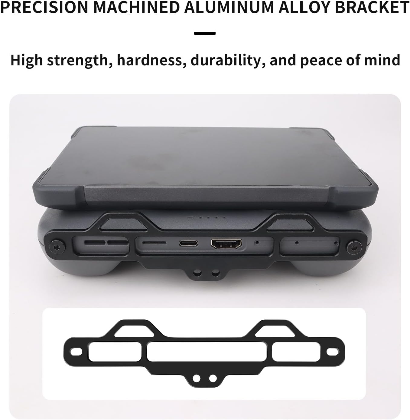 RC PRO2 Remote Control Crossbar with Belly Support Bracket & Adjustable Neck Strap Compatible with DJI Mavic 4Pro, Ergonomic Hands-Free Holder, Foldable Design, Pressure Relief Lanyard Accessories