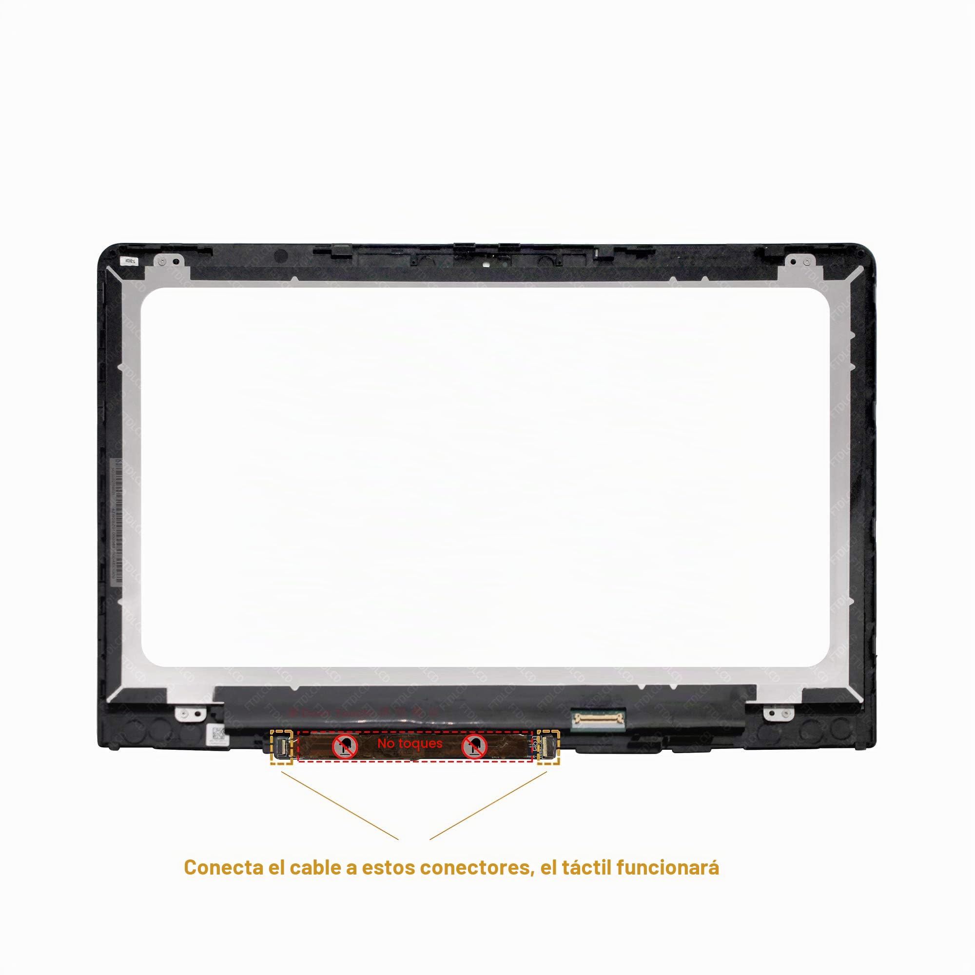 14 Pulgadas Montaje de Digitalizador de Pantalla Táctil LCD con Marco para HP Pavilion X360 14-ba 14m-ba | 14-ba101ng 14-ba019ng 14-ba035ng 14-ba028ng 14-ba102ng 14-ba103ng 14 pulgadas Full HD LED pantalla con marco