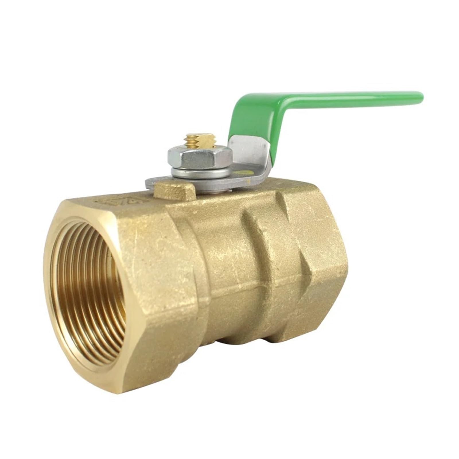Válvula de Bola de 2 vías Válvula de Bola de latón Forjado TK600 de 1/2 Pulgada DN15, 3/4 Pulgada DN20, 1 Pulgada DN25 con Extremos roscados for Agua, Aceite y Gases.(DN10)