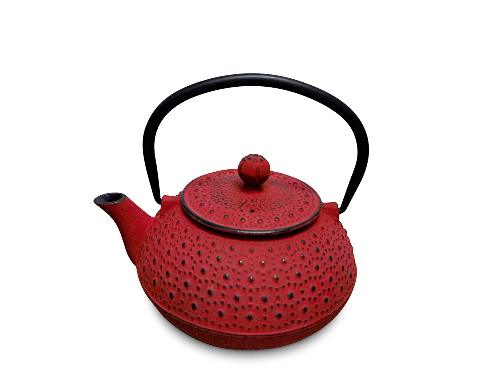 H&H Teiera In Ghisa Smaltata Lt 0,80 Rosso
